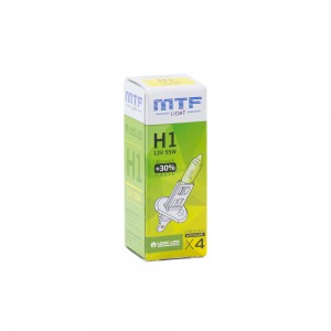 Лампа галогенная H1 12V 55W "MTF" Long Life x4 HS1201 MTF