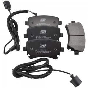 Колодки тормозные задние (AUDI A4/A6/A8/VW MULTIVAN/T5/PHAETON) BP33330W BP33330W SB NAGAMOCHI