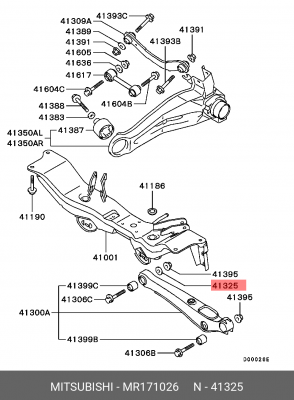S40 (1995-1998) MR171026 MITSUBISHI