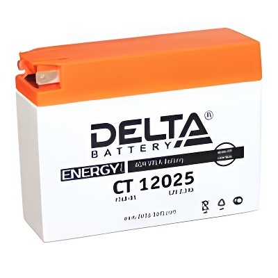 аккумуляторная батарея! +справа 12V 2.5Ah 40A 114х39x87 moto AGM\ CT 12025 DELTA BATTERY