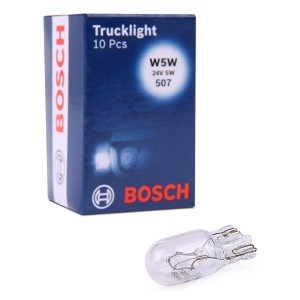 Лампа 24V W5W T10W W2.1x9.5d Trucklight BOSCH 1 987 302 518 BOSCH