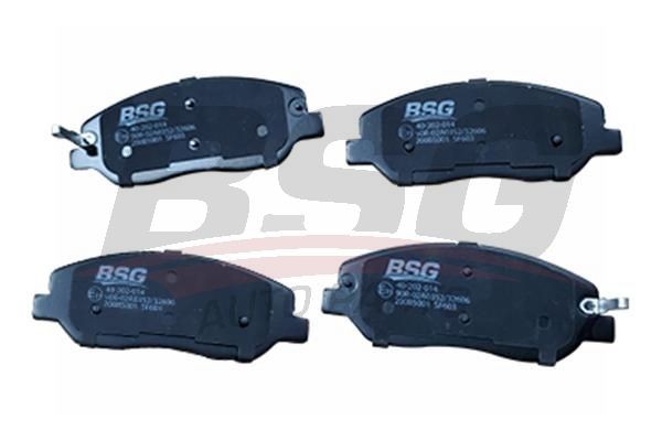 Колодки тормозные HYUNDAI Santa Fe (06-) передние (4шт.) BSG BSG40200050 BSG