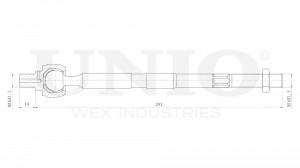 Тяга рулевая SSP-30065 UNIO