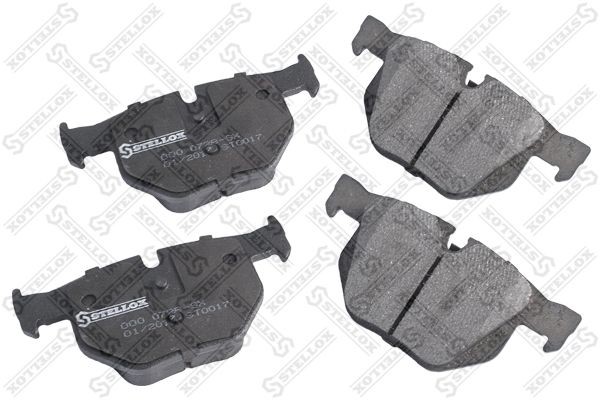 колодки дисковые задние! с антискрип. пластинами\ BMW X5 3.0d 07> 000-072B-SX STELLOX