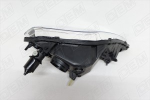 Фара левая Renault Logan 1 2009-2014, повторитель ближе к крылу, с корректором OEM0169FL OEMPARTS