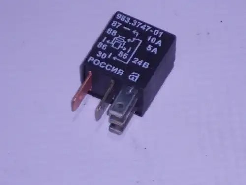 983.3747-01 - Реле МАЗ 5-и контактное 12/6А 24В 983374701 AVAR