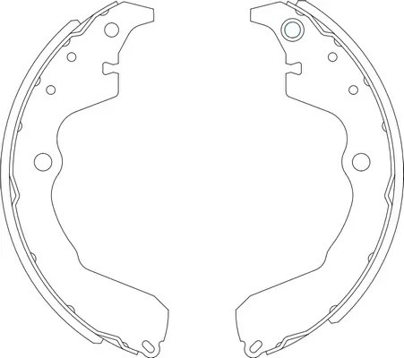 Колодки барабанные TOYOTA MATRIX 1.8 2001 - 2004 TOYOTA VOLTZ 1.8 2001 - 2004 BS BS52002 SB NAGAMOCHI