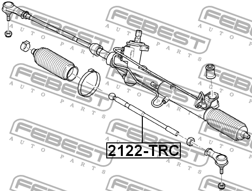 Тяга рулевая 2122-TRC 2122-TRC FEBEST