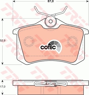 AUDI/VW / PEUGEOT 307 / SEAT /FORD GDB1504 TRW