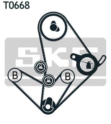 MITSUBISHI L300/PAJERO/SPORT 2.0/2.5D/2.5TD VKMA95014 SKF