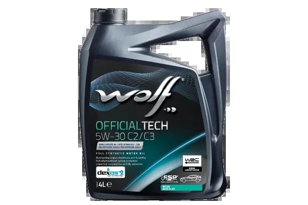WOLF OFFICIALTECH 5W30 C2/C3 4L BMW LONGLIFE-04 GM dexos2™ MB 229.52 RENAULT RN1 1053105 WOLF