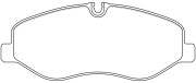 Колодки тормозные передние MERCEDES V-CLASS (W447) 14- BP31027 BP31027 SB NAGAMOCHI