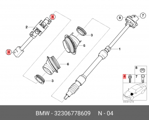 Винт BMW OE 32 30 6 778 609 BMW