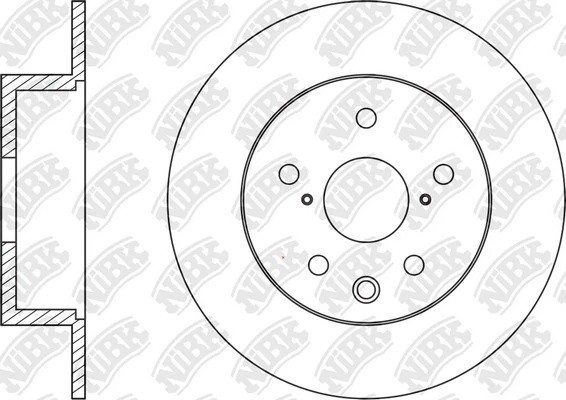 Диск тормозной TOYOTA CROWN 2003-2008 RN1438 RN1438 NIBK