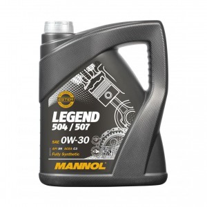 Масло моторное MANNOL 7730 Legend 0W-30 C2/C3 SN 504/507 синтетическое 5 л MN7730-5 MANNOL