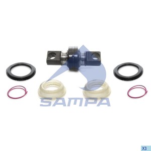 РМК реактивной тяги V-образной d85 x 130 x d24 x 30 MAN TGA/TGS/TGX 020637 SAMPA