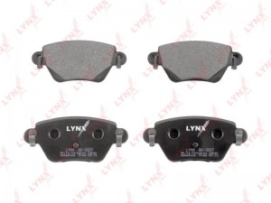 Колодки тормозные дисковые задние BD-3007 LYNXAUTO