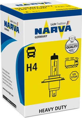 Лампа 24V H4 75/70W P43t-38 Heavy Duty NARVA 488983000 NARVA