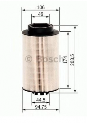 Фильтр топливный KMZ 5490; ACTROS 501LA / OM906LA 1 457 429 655 BOSCH