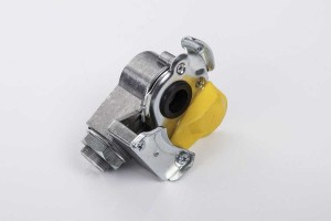 Головка соединительная тормозной системы прицепа 16х22мм (груз.авто) желтая с фи 095.092-01 SAMPA