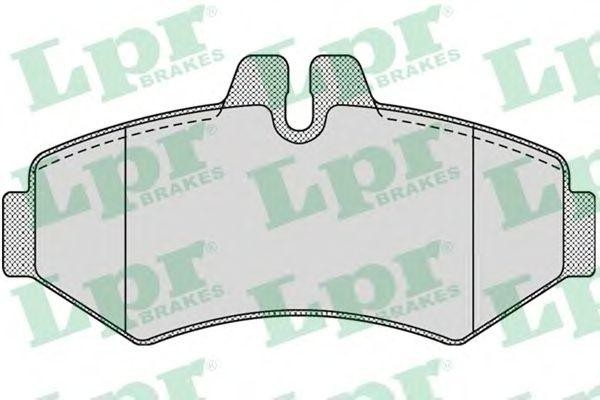 Комплект тормозных колодок 05P956 05P956 LPR