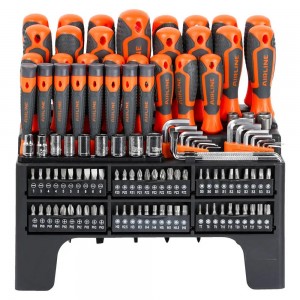 Набор отвёрток (125 предметов) "AIRLINE" (SL, PH, PZ, HEX, TORX, SQUARE) (ATAU05 ATAU051 AIRLINE