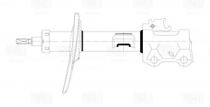 Амортизатор Toyota RAV4 (13-)/Lexus NX (14-) (стойка) пер. прав. (ход штока 133) AG19365 TRIALLI