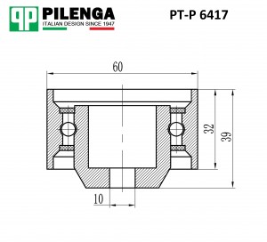 Ролик натяжителя ремня HYUNDAI/KIA SONATA, SANTA FE, MATRIX, GETZ, SPORTAGE PT-P PTP6417 PILENGA