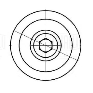 Ролик приводного ремня CM 5554 TRIALLI