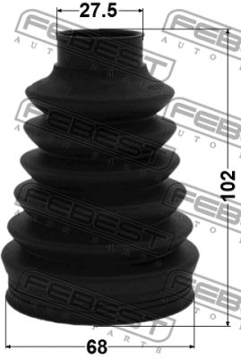 Пыльник ШРУСа внутренний 2315P-TMT 2315P-TMT FEBEST