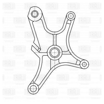 Ролик ГРМ Dodge Neon (99-) 2.0i (натяж.) (CM 6070) CM6070 TRIALLI
