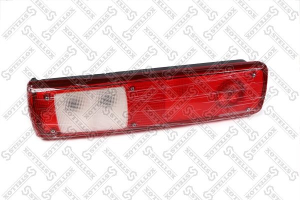 фонарь задний многосекц.! LH с подсв. AMP-socket\ RVI Premium,Volvo FH 87-37175-SX STELLOX