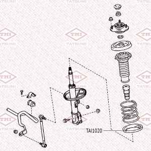 TOYOTA CELICA (ZT23#)/ COROLLA E12/ VERSO TAI1020 TATSUMI