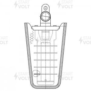 Фильтр эл. бензонасоса для ам Chevrolet Cruze (09-),Aveo (11-) 1.2i,1.4i,1.6i (D SFF0502 START VOLT