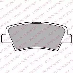 Колодки задние дисковые HYUNDAI/KIA SOLARIS (HCR), CEED (CD) LP2295 LP2295 DELPHI