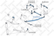 тяга рулевая! прод. L=1243 d=35 изг-3 конус=18 \Omn MB 100 D 2.3D/3.0D 90> 8435344SX STELLOX