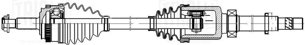 Привод Лада Vesta (19-) 1.6i CVT (перед. прав.) (AR 853) AR 853 TRIALLI