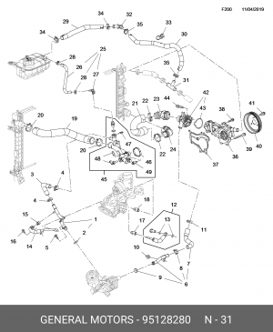 OPEL MOKKA (2012>) 95128280 GENERAL MOTORS