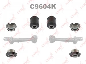 Сайлентблоки для а/м ВАЗ 2108 (6 шт.) "LYNXauto" C9604K LYNXAUTO