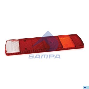 Рассеиватель DAF VOLVO FH12 SCANIA 4 series фонаря заднего левого/правого SAMPA 043467 SAMPA