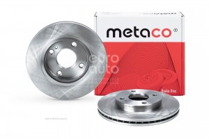 Диск тормозной передний вентилируемый 3050238 METACO