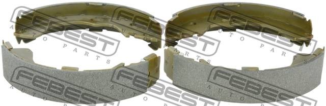 Колодки барабанные MAZDA 626 GF 1997-2002 0502-GFR 0502-GFR FEBEST