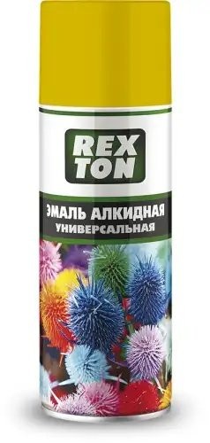 Краска желтая аэрозоль 520мл REXTON RT10070 REXTON