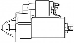 Стартер для а/м Volvo XC90 (02-) 2.5T/S60 (00-) 2.4i 1,4кВт (LSt 1014) LST1014 START VOLT