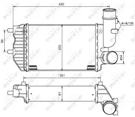PEUGEOT BOXER (2002-2005) + ЕЛАБУГА 30066A NRF