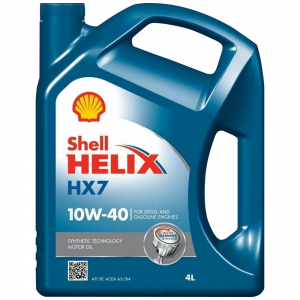 Моторное масло Shell Helix HX7 10W-40 4л, 4 л 550070333(550070333T124) 550070333 SHELL