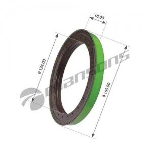 Сальник ступицы [124x165x18] 200058 MANSONS