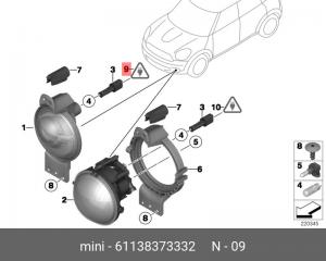 разъем проводки!\ BMW E82/E88 61 13 8 373 332 BMW