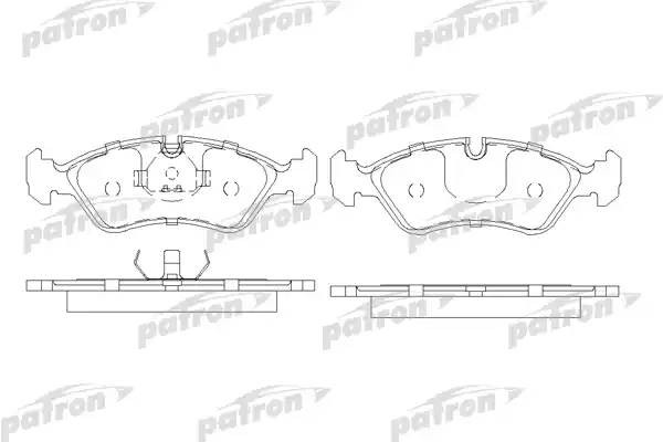 Дисковые тормозные колодки PBP584 (GDB951) PBP584 PATRON