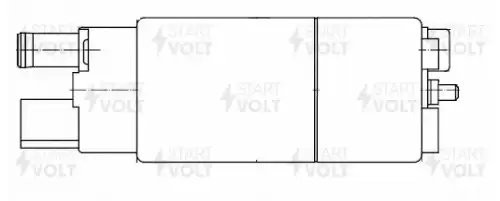 Насос топливный TOYOTA Corolla (01-07) электрический STARTVOLT SFP1912 START VOLT